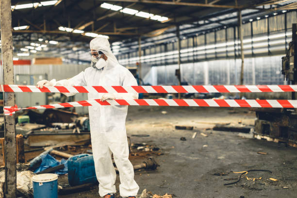 Professional Crime Scene Cleanup technician working in Bloomsbury, NJ
